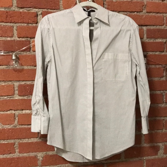 BCBGMAXAZRIA striped button down - Picture 2 of 2